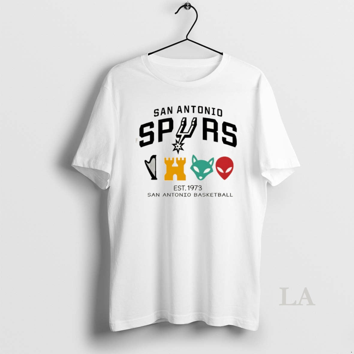 Original Alien Castle Engine Harp San Antonio Spurs - Adult & Kids T-Shirts, Sweatshirts & Hoodies apparel design preview 1