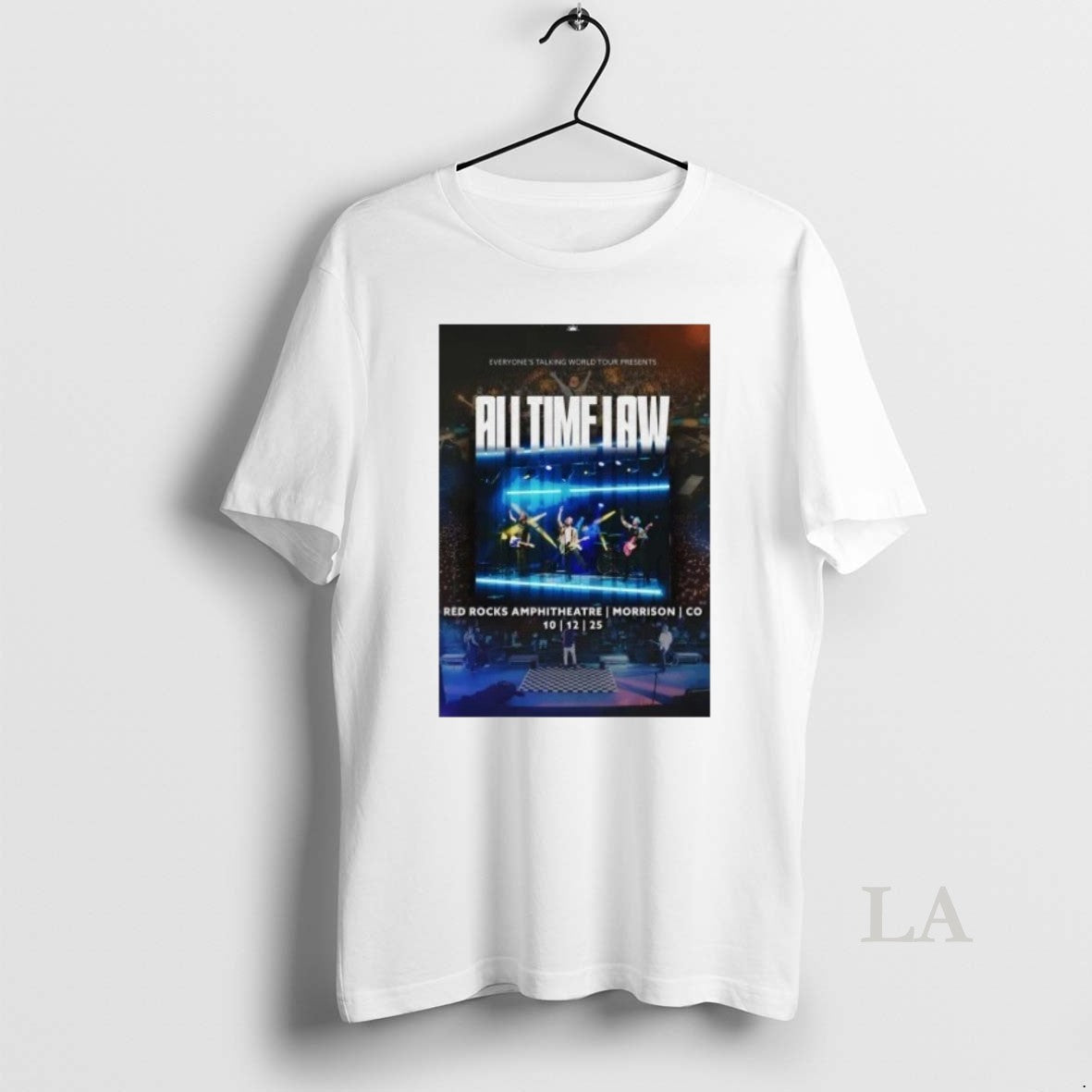 Original All Time Low Red Rocks Amphitheatre Show On - Adult & Kids T-Shirts, Sweatshirts & Hoodies apparel design preview 1