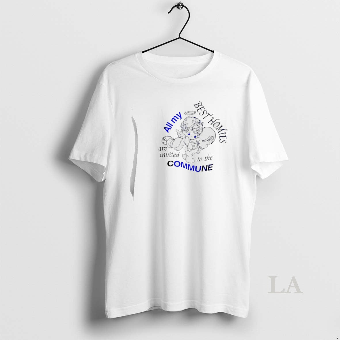 Original Angel All My Best Homies Are Invited To The - Adult & Kids T-Shirts, Sweatshirts & Hoodies apparel design preview 1