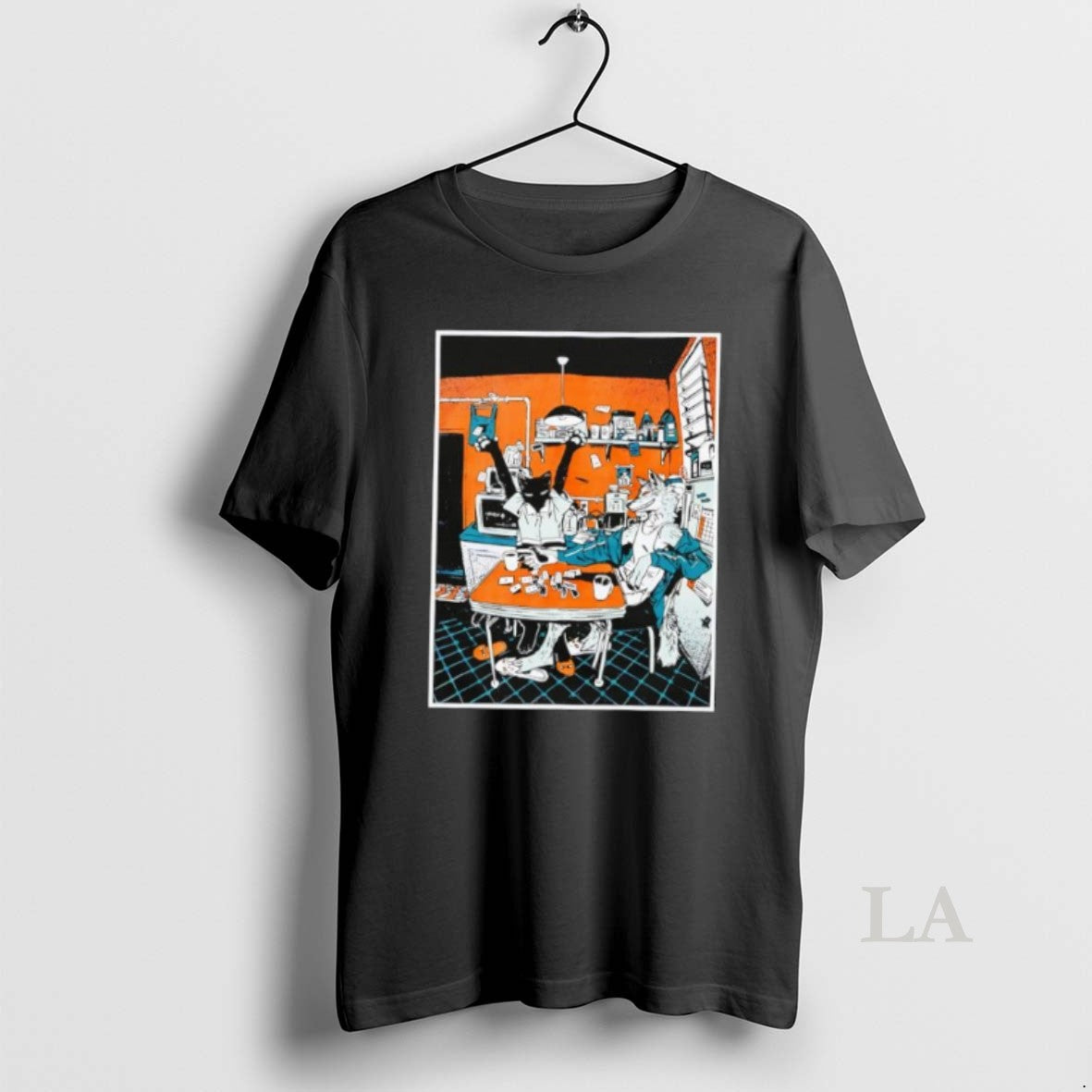 Original Animal Roommate Playing Cards Coffee Kitchen - Adult & Kids T-Shirts, Sweatshirts & Hoodies apparel design preview 1