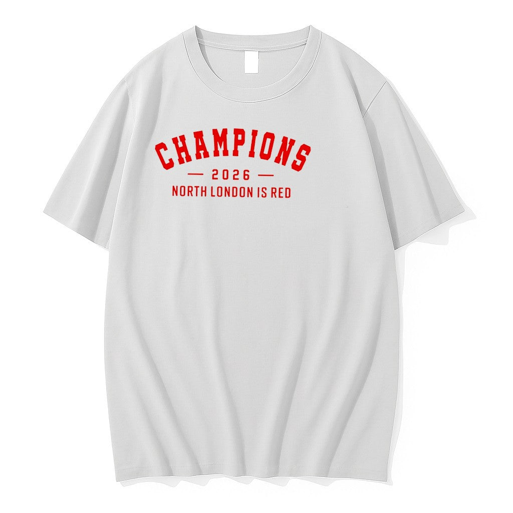 Original Arsenal Champions 2026 North London Is Red - Adult & Kids T-Shirts, Sweatshirts & Hoodies apparel design preview 1