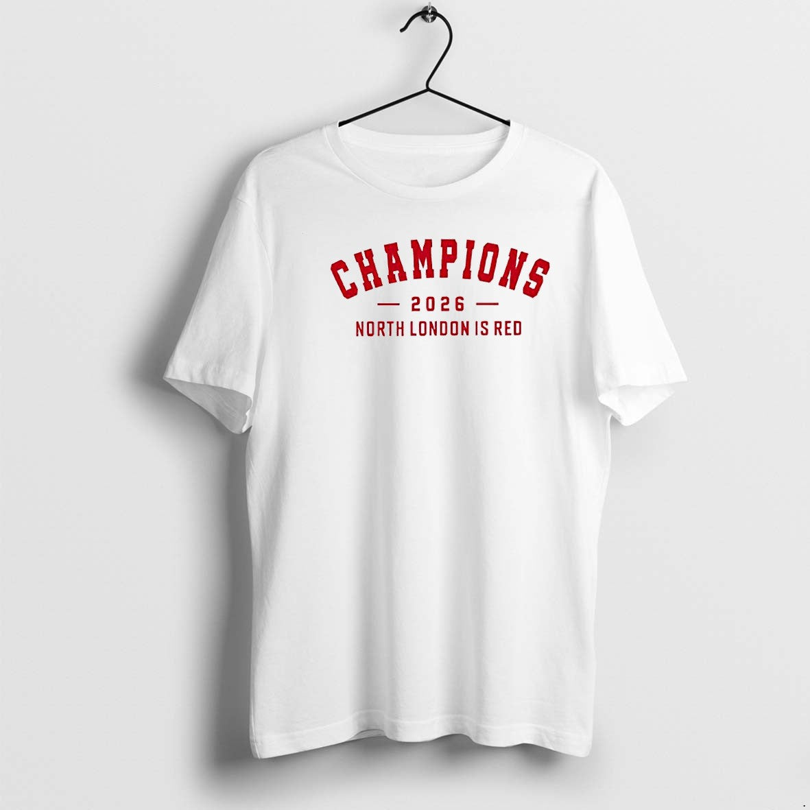 Original Arsenal Champions 2026 North London Is Red - Adult & Kids T-Shirts, Sweatshirts & Hoodies apparel design preview 1