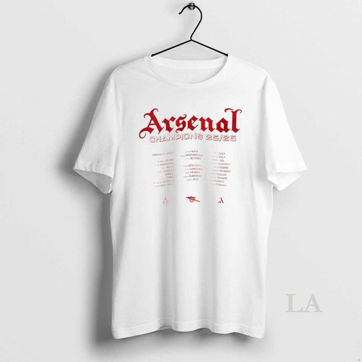 Original Arsenal Fc Champions 25 26 Premier League - Adult & Kids T-Shirts, Sweatshirts & Hoodies apparel design preview 1