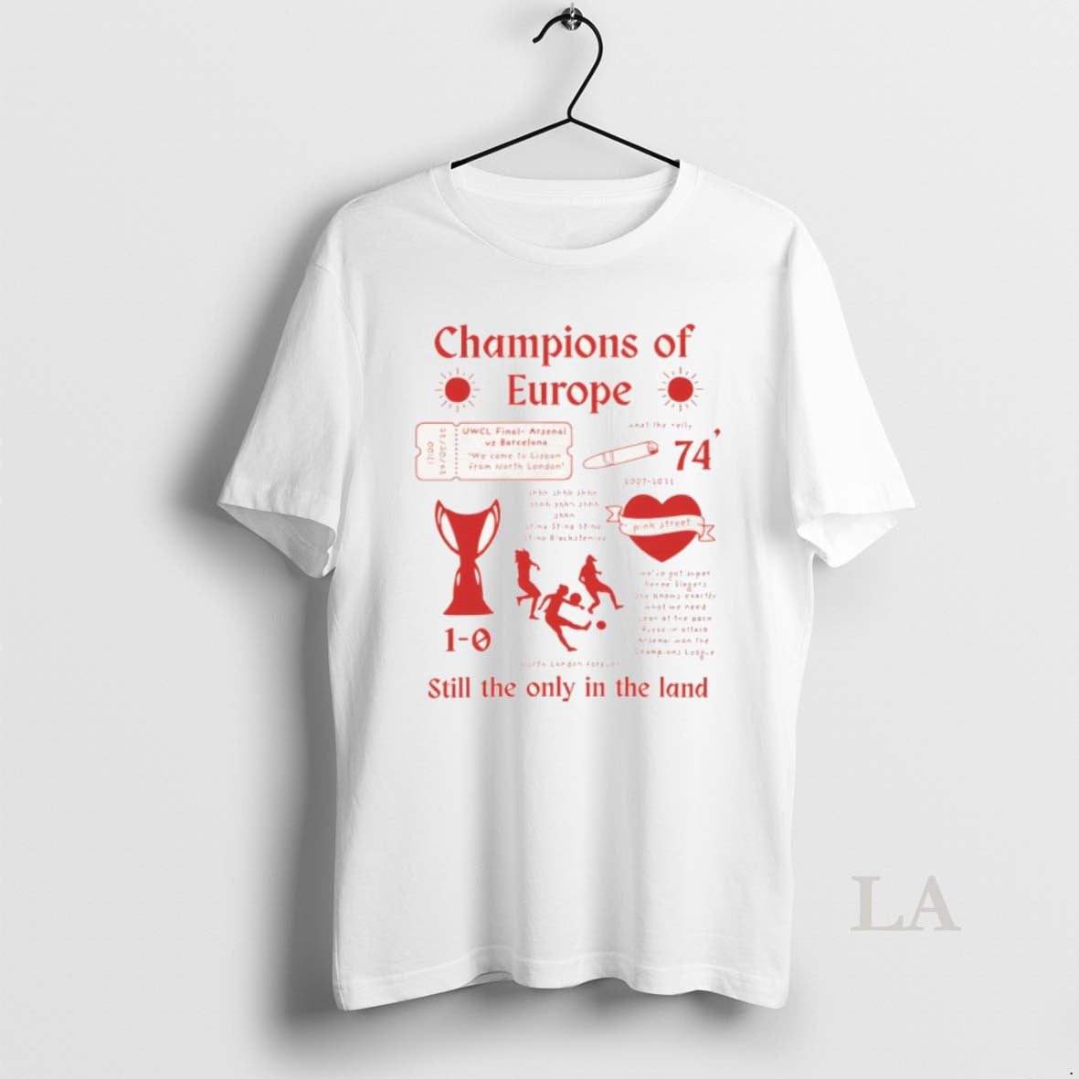 Original Arsenal Fc European Champions Of Europe - Adult & Kids T-Shirts, Sweatshirts & Hoodies apparel design preview 1