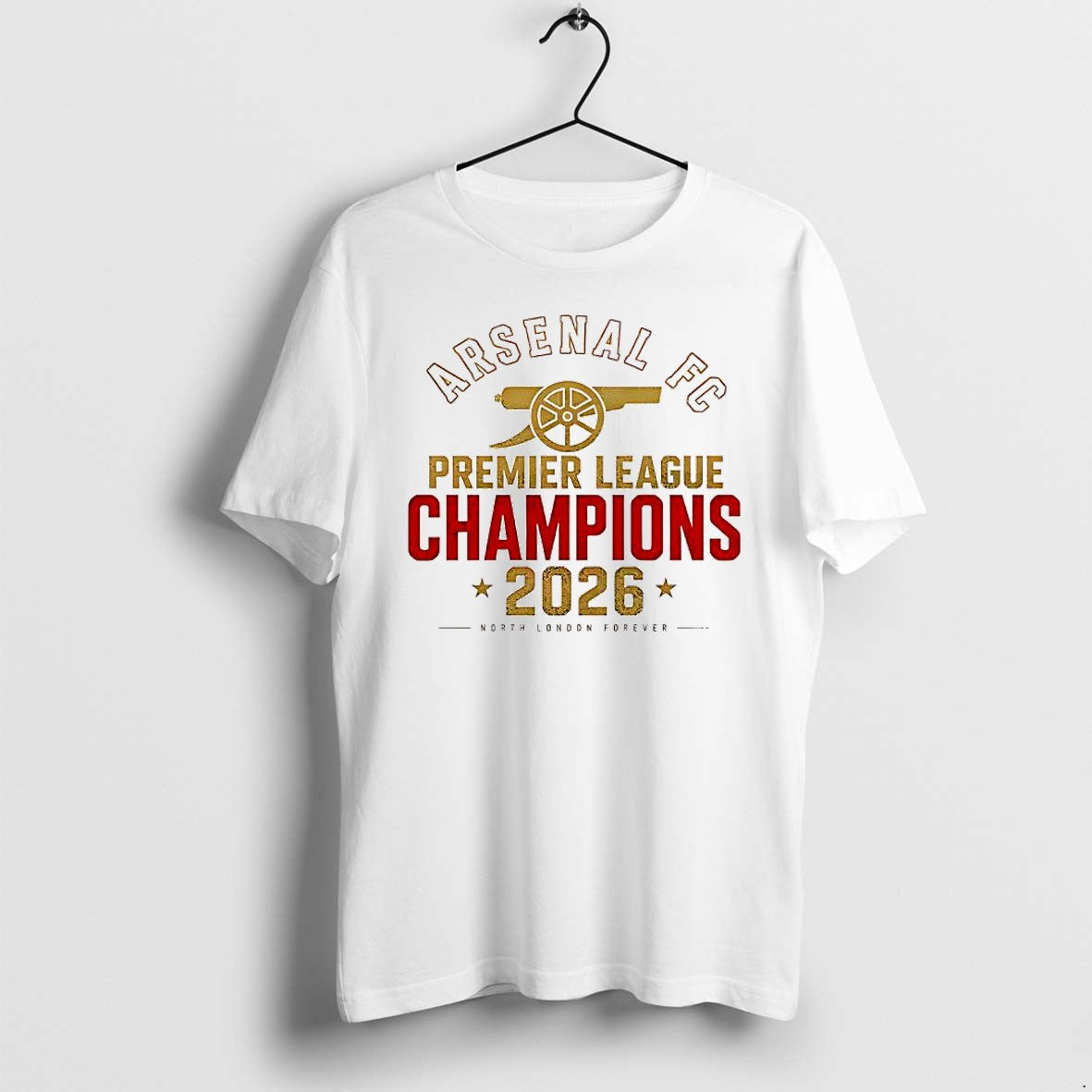 Original Arsenal Fc Premier League Champions 2026 - Adult & Kids T-Shirts, Sweatshirts & Hoodies apparel design preview 1