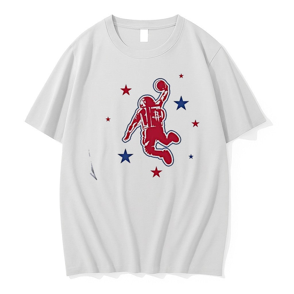 Original Astronaut Basketball Player Houston Rockets - Adult & Kids T-Shirts, Sweatshirts & Hoodies apparel design preview 1