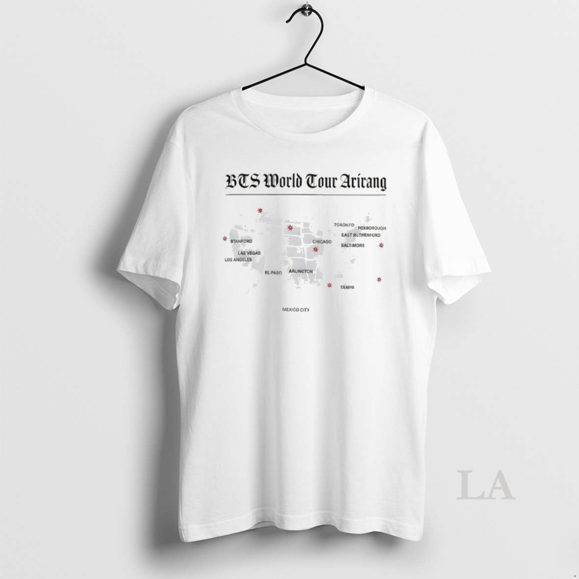 Original Bts World Tour Arirang Map 2026 - Adult & Kids T-Shirts, Sweatshirts & Hoodies apparel design preview 1