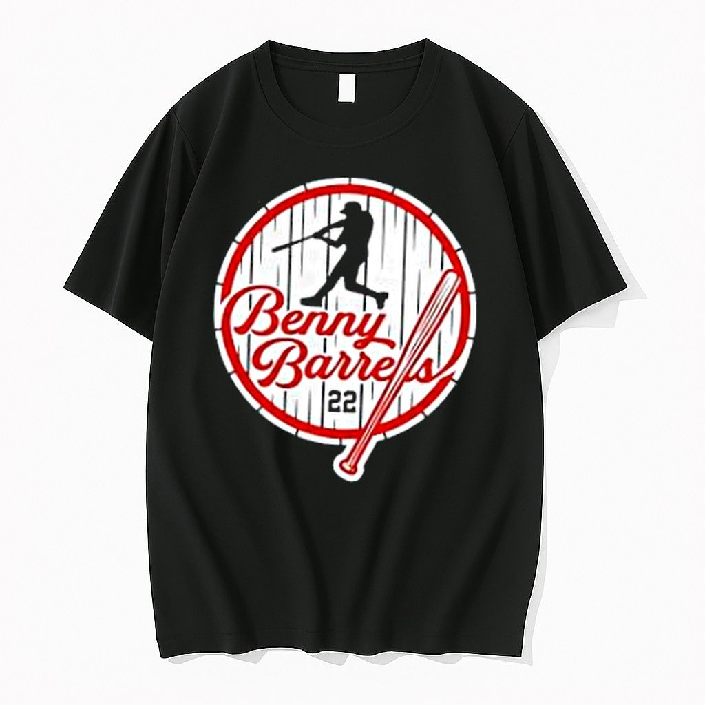 Original Ben Rice Benny Barrels 22 Logo Jpg - Adult & Kids T-Shirts, Sweatshirts & Hoodies apparel design preview 1