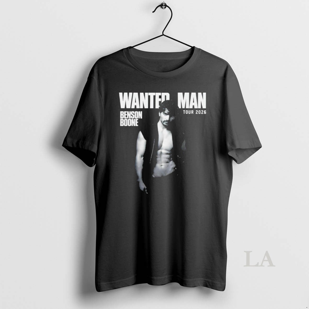 Original Benson Boone Wanted Man Tour 2026 Vintage - Adult & Kids T-Shirts, Sweatshirts & Hoodies apparel design preview 1