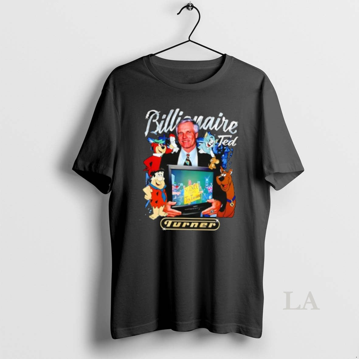 Original Billionaire Ted Turner Cnn Cartoon - Adult & Kids T-Shirts, Sweatshirts & Hoodies apparel design preview 1