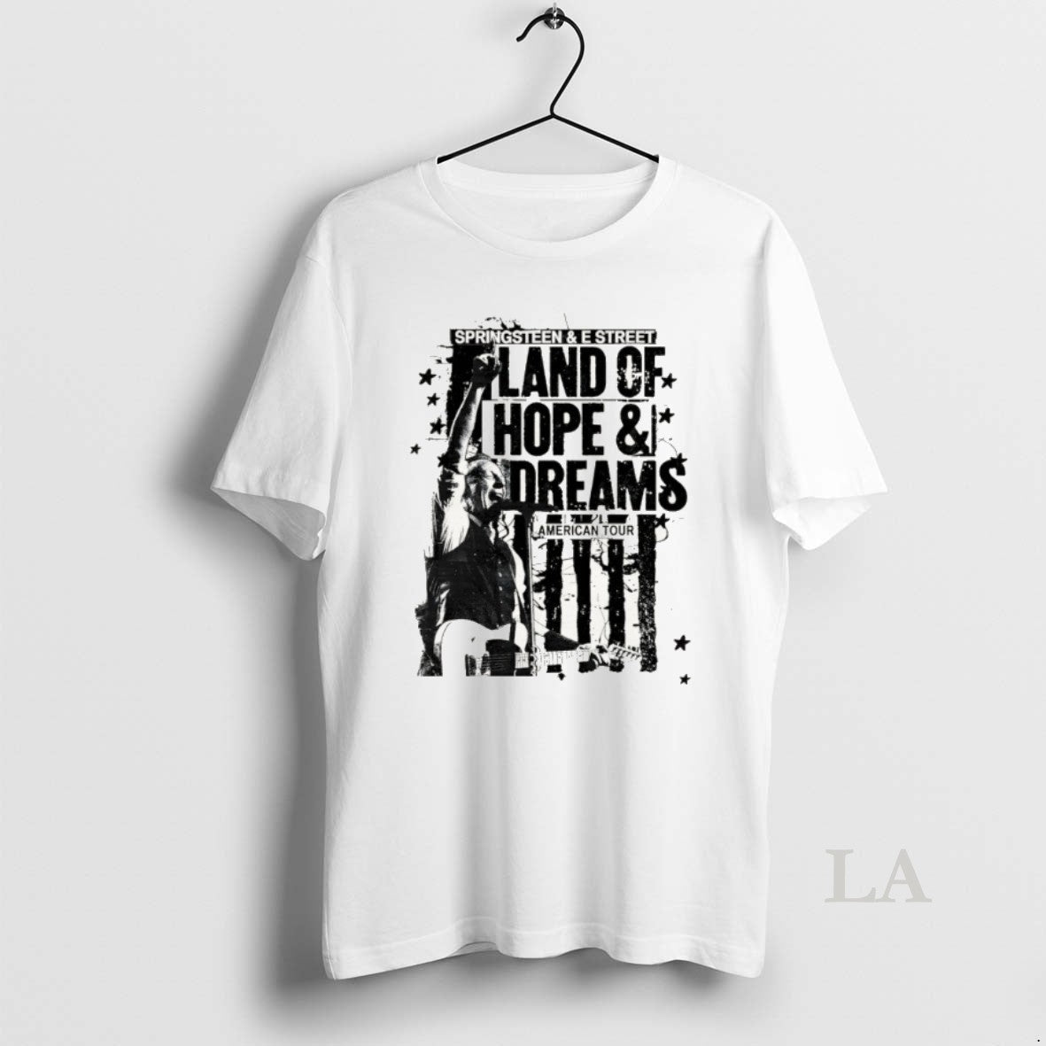 Original Bruce Springsteen Tour 2026 Land Of Hope And - Adult & Kids T-Shirts, Sweatshirts & Hoodies apparel design preview 1