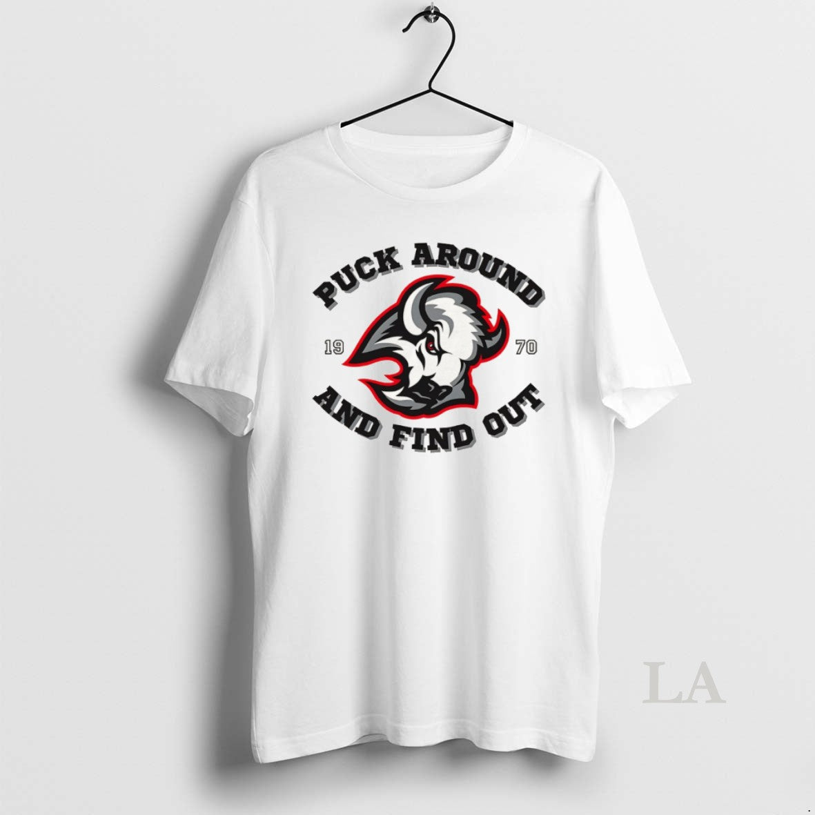 Original Buffalo Sabres Hockey Puck Around And Find - Adult & Kids T-Shirts, Sweatshirts & Hoodies apparel design preview 1