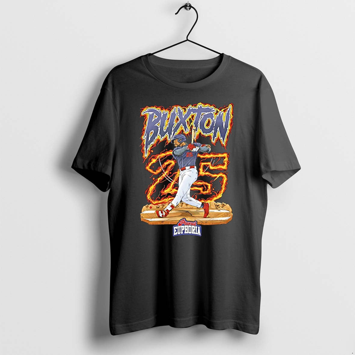 Original Byron Buxton 25 Minnesota Twins Slugger - Adult & Kids T-Shirts, Sweatshirts & Hoodies apparel design preview 1