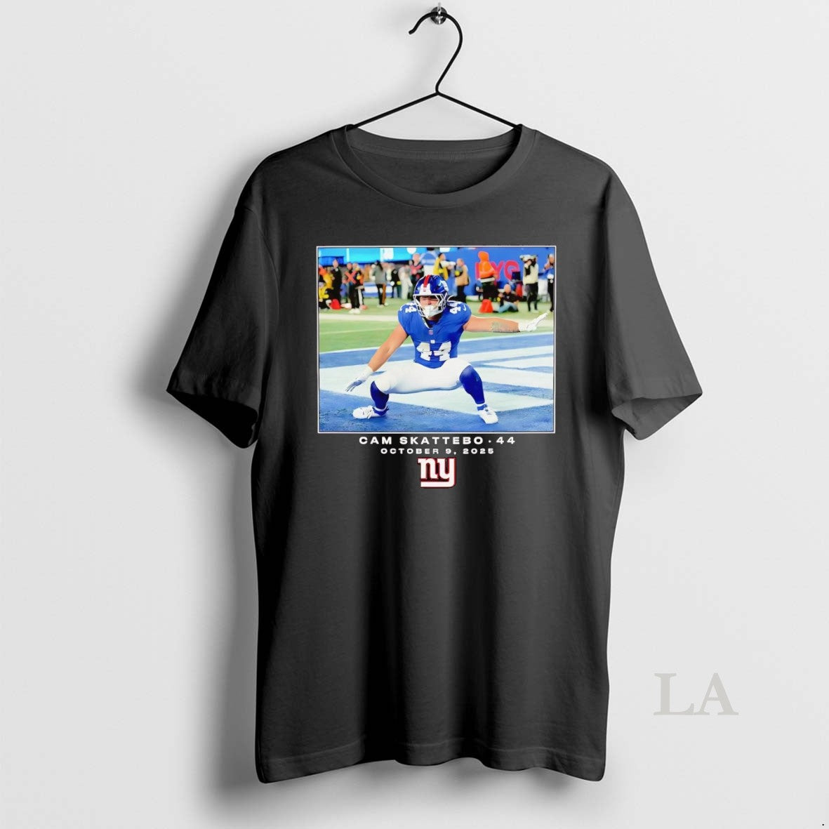 Original Cam Skattebo Photo Week 6 New York Giants - Adult & Kids T-Shirts, Sweatshirts & Hoodies apparel design preview 1