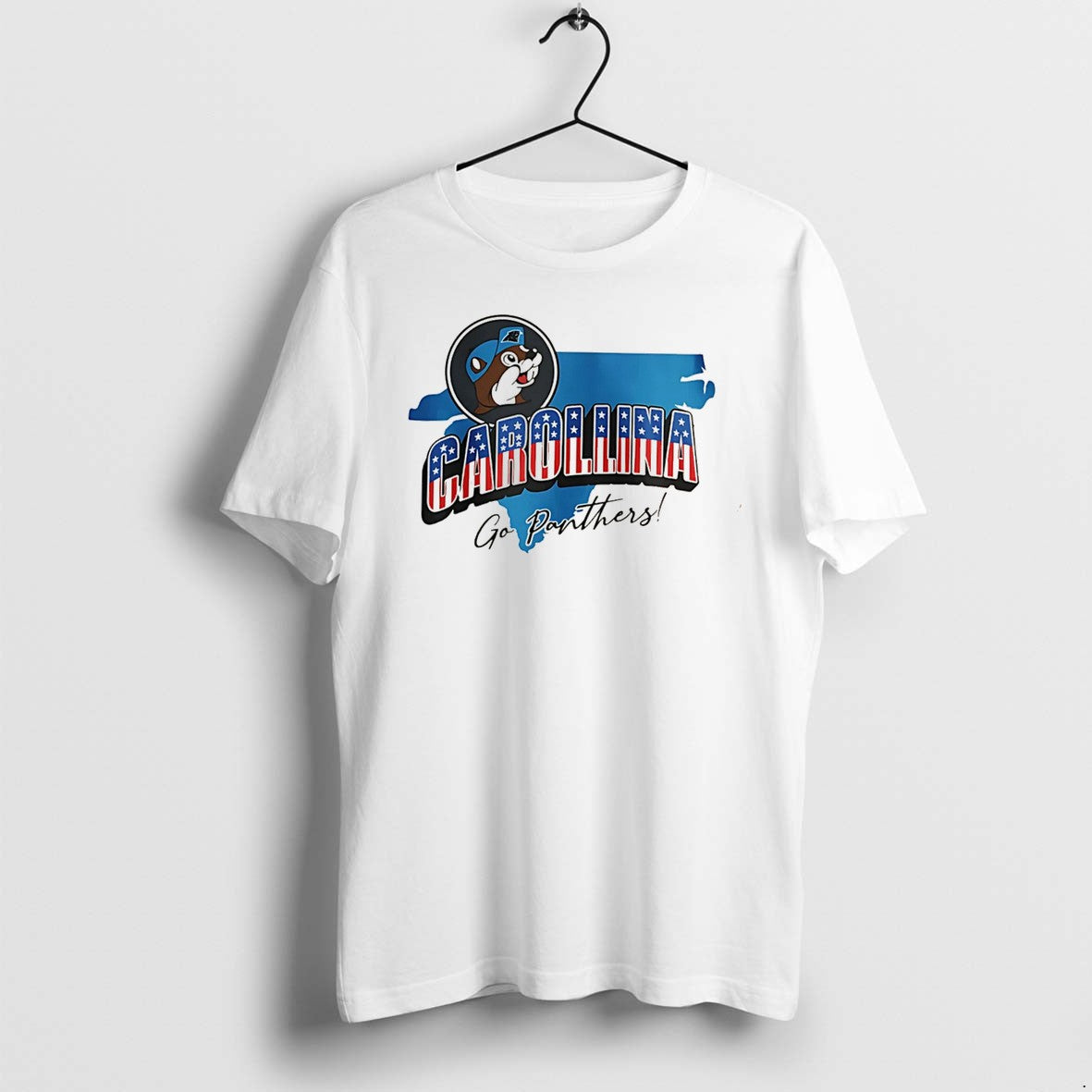 Original Carolina Panthers Buc Ees Go Patriotic - Adult & Kids T-Shirts, Sweatshirts & Hoodies apparel design preview 1