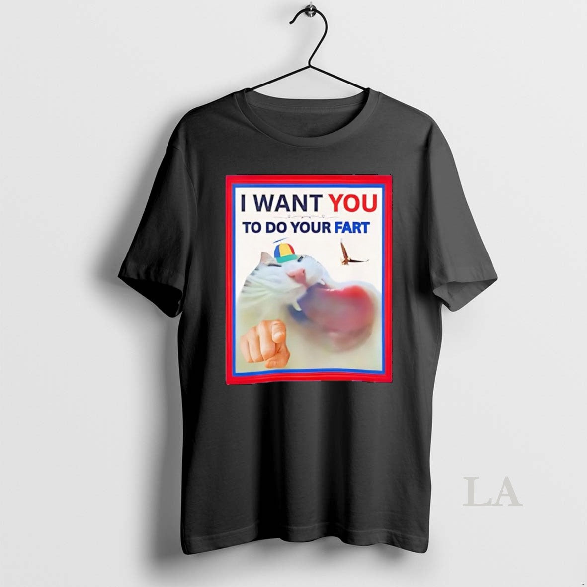 Original Cat I Want You To Do Your Fart - Adult & Kids T-Shirts, Sweatshirts & Hoodies apparel design preview 1