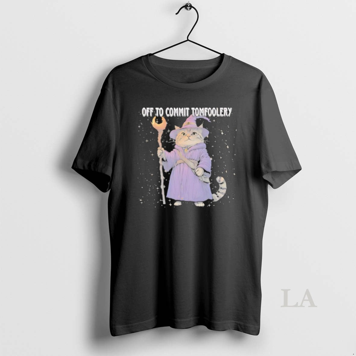 Original Catdalf The Wizard Off To Commit Tomfoolery - Adult & Kids T-Shirts, Sweatshirts & Hoodies apparel design preview 1