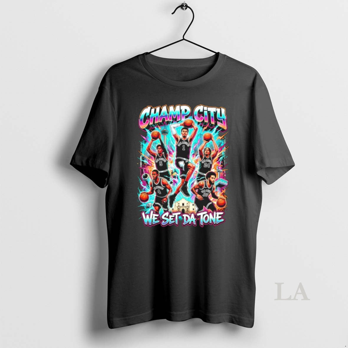 Original Champ City Victor Wembanyama San Antonio - Adult & Kids T-Shirts, Sweatshirts & Hoodies apparel design preview 1