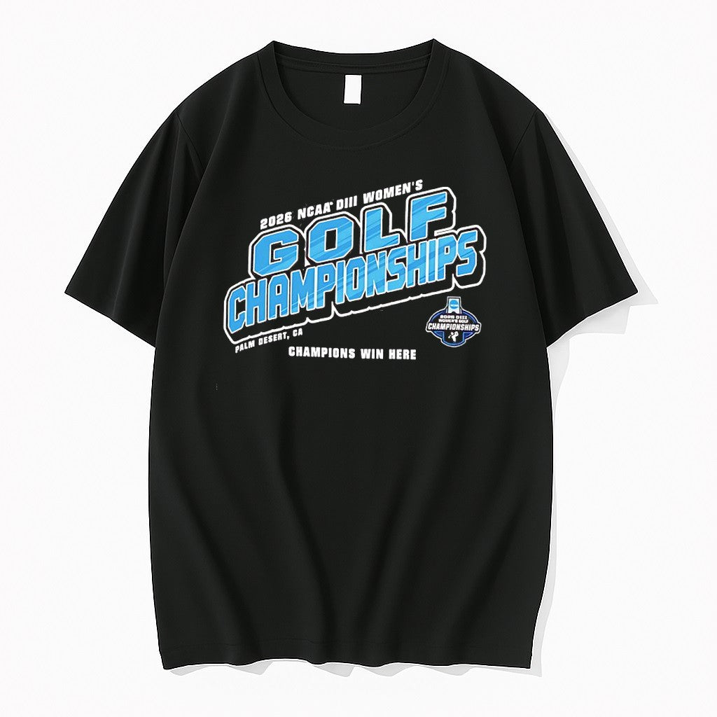 Original Champions Win Here 2026 Ncaa Diii Womens - Adult & Kids T-Shirts, Sweatshirts & Hoodies apparel design preview 1