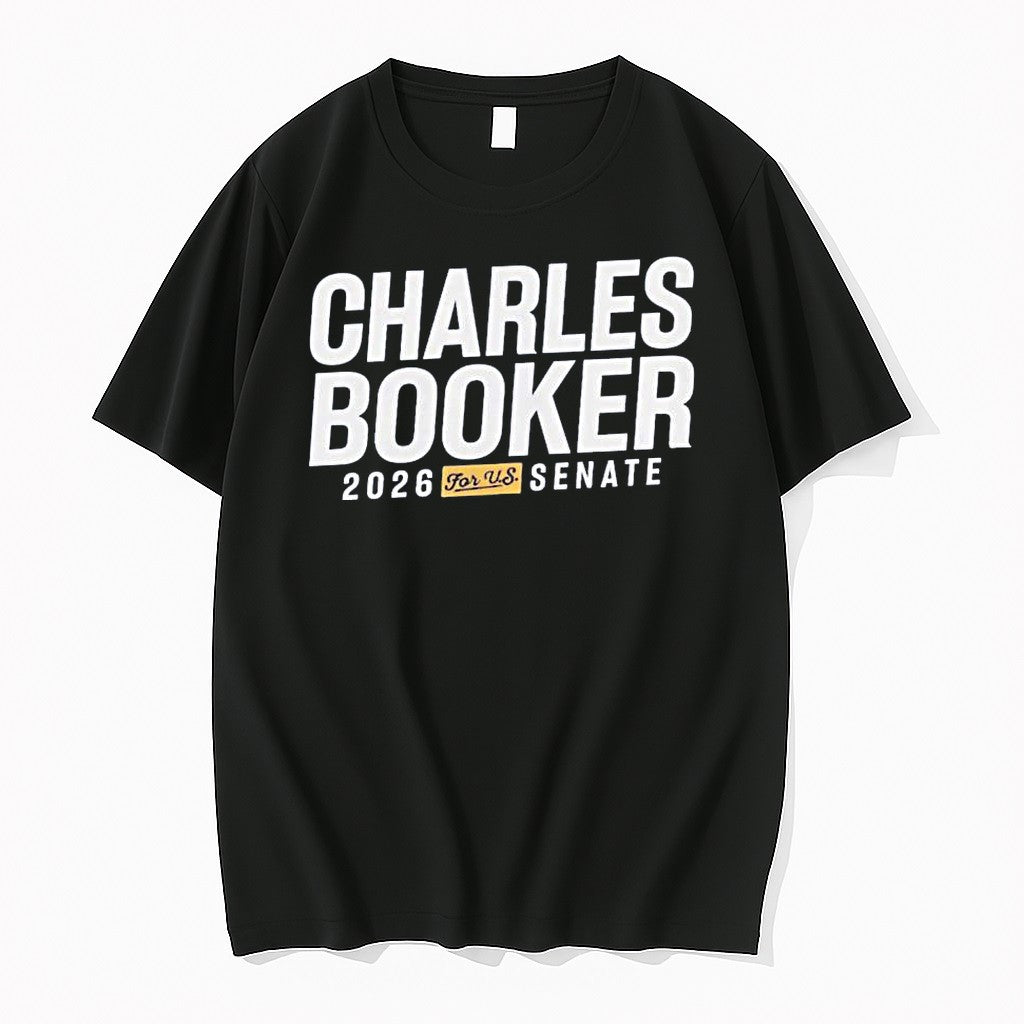 Original Charles Booker For Us Senate Garment Dyed 1 - Adult & Kids T-Shirts, Sweatshirts & Hoodies apparel design preview 1