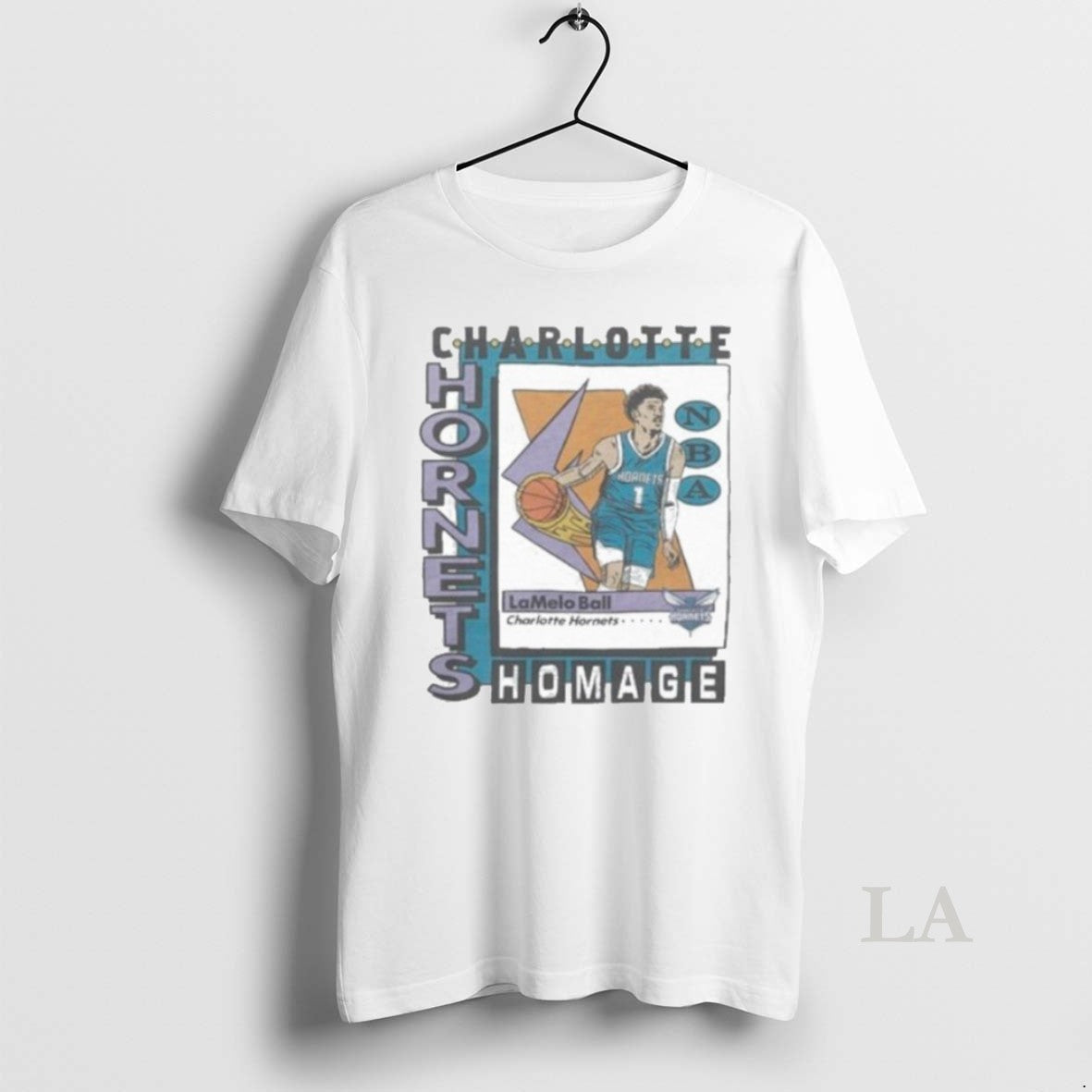 Original Charlotte Hornets Trading Card Lamelo Ball - Adult & Kids T-Shirts, Sweatshirts & Hoodies apparel design preview 1