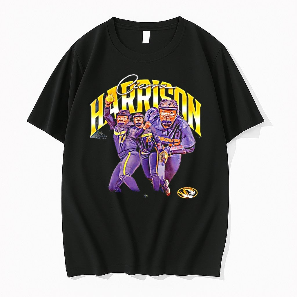 Original Cierra Harrison Missouri Tigers Ncaa - Adult & Kids T-Shirts, Sweatshirts & Hoodies apparel design preview 1