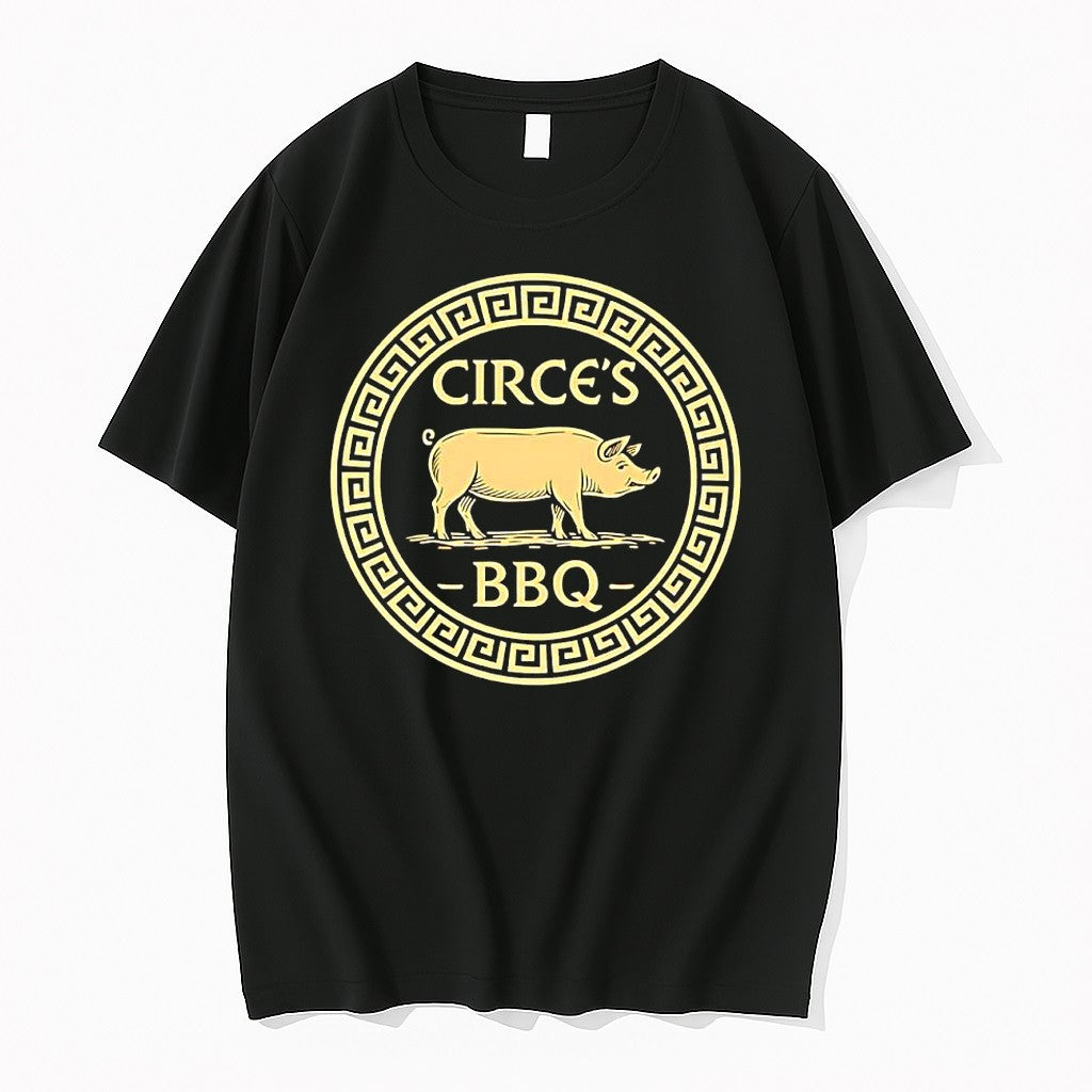 Original Circes Bbq Greek Mythology Pig Jpg - Adult & Kids T-Shirts, Sweatshirts & Hoodies apparel design preview 1