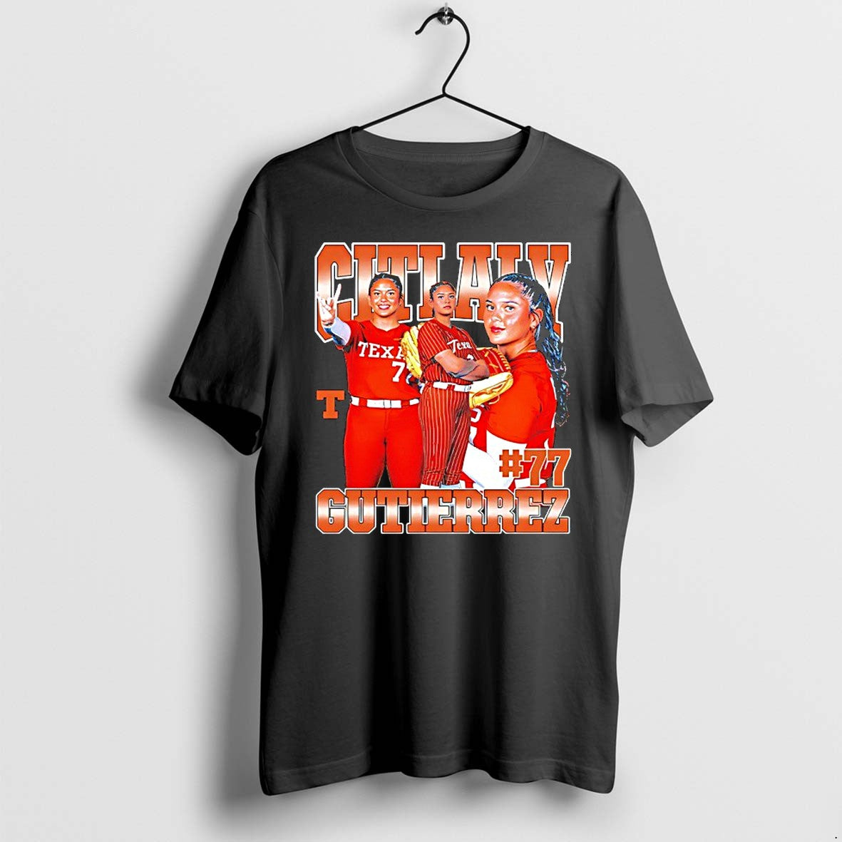 Original Citlaly Gutierrez Texas Longhorns Ncaa - Adult & Kids T-Shirts, Sweatshirts & Hoodies apparel design preview 1