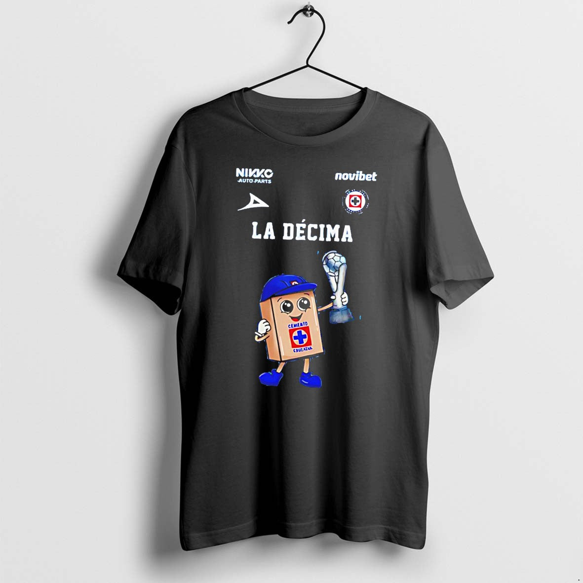 Original Cruz Azul La Decima Liga Mx Campeones 2026 - Adult & Kids T-Shirts, Sweatshirts & Hoodies apparel design preview 1