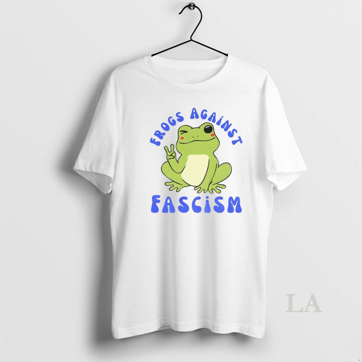 Original Cute Frog Against Fascism Meme - Adult & Kids T-Shirts, Sweatshirts & Hoodies apparel design preview 1