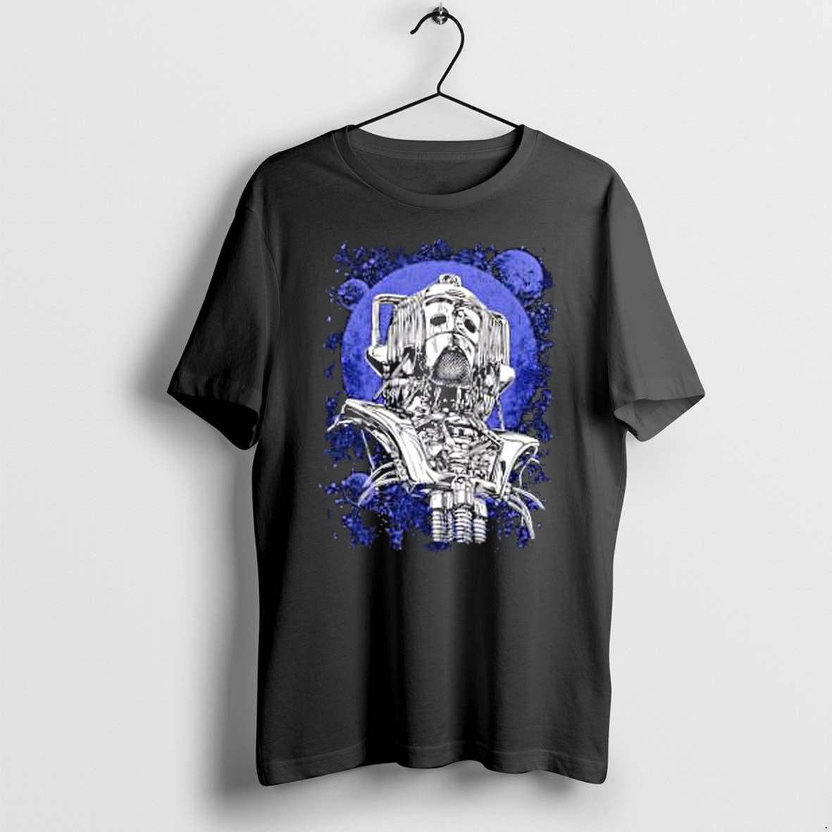 Original Cyberman Silver Menace Doctor Who Jpg - Adult & Kids T-Shirts, Sweatshirts & Hoodies apparel design preview 1