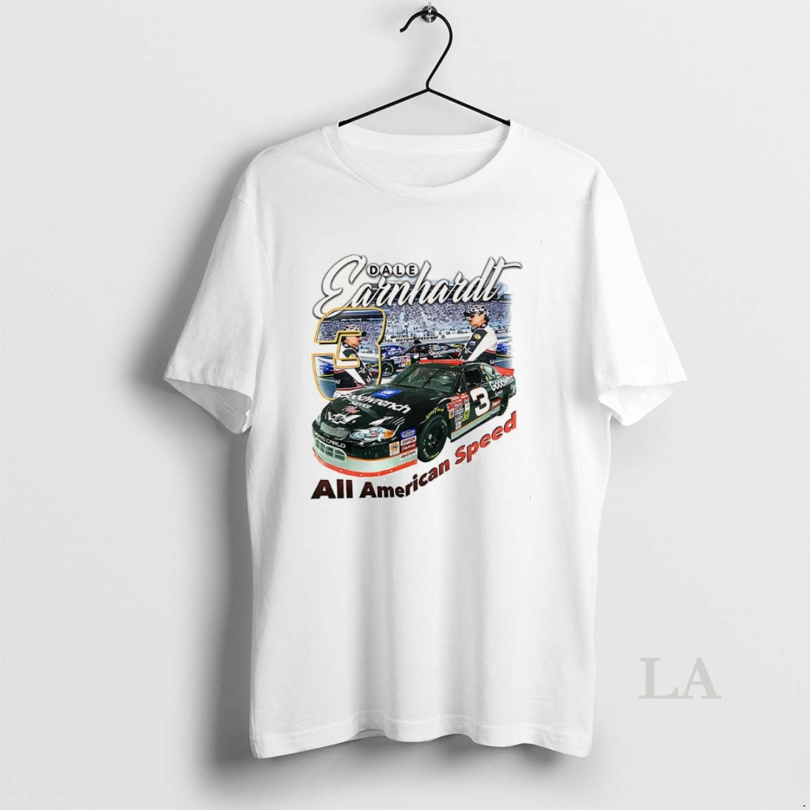Original Dale Earnhardt And Chevrolet Monte Carlo - Adult & Kids T-Shirts, Sweatshirts & Hoodies apparel design preview 1