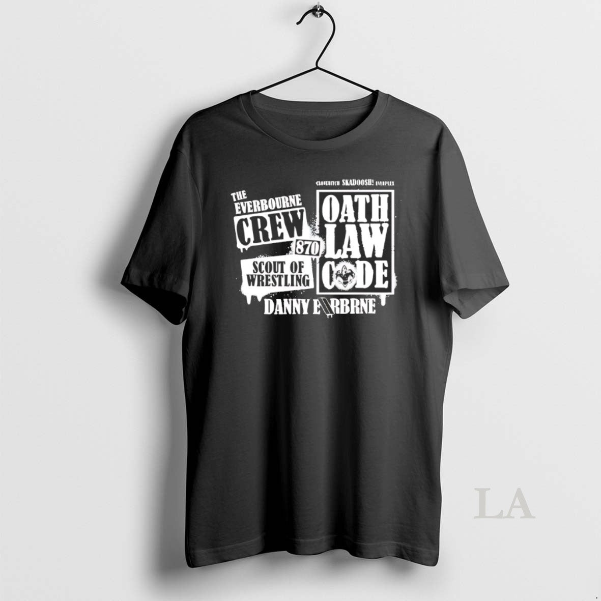 Original Danny Everbourne The Crew Scout Of Wrestling - Adult & Kids T-Shirts, Sweatshirts & Hoodies apparel design preview 1