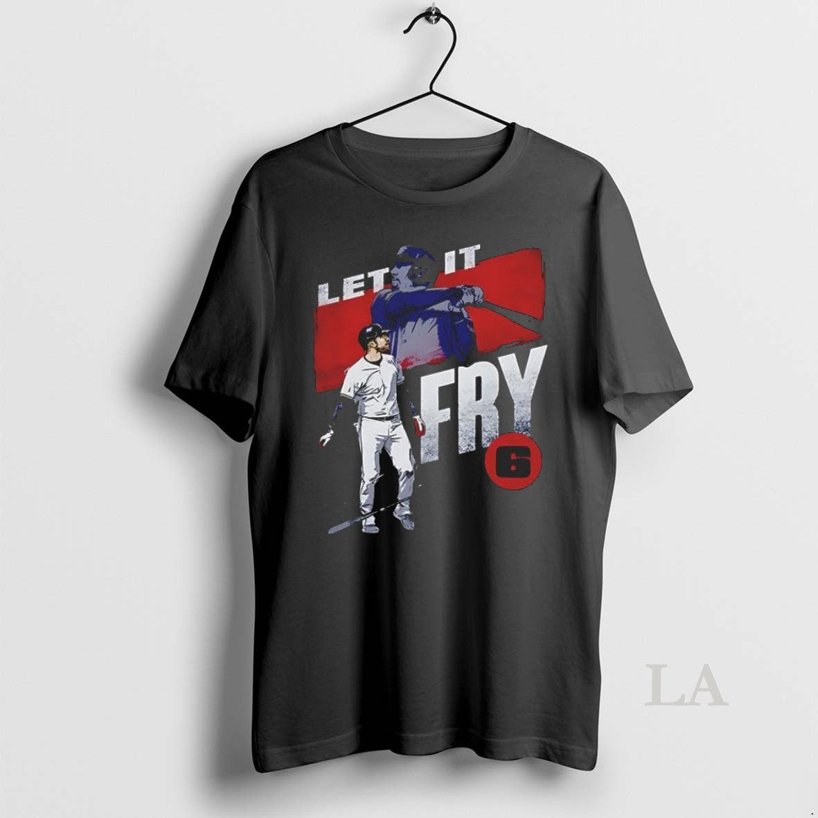 Original David Fry Cleveland Baseball Let It - Adult & Kids T-Shirts, Sweatshirts & Hoodies apparel design preview 1