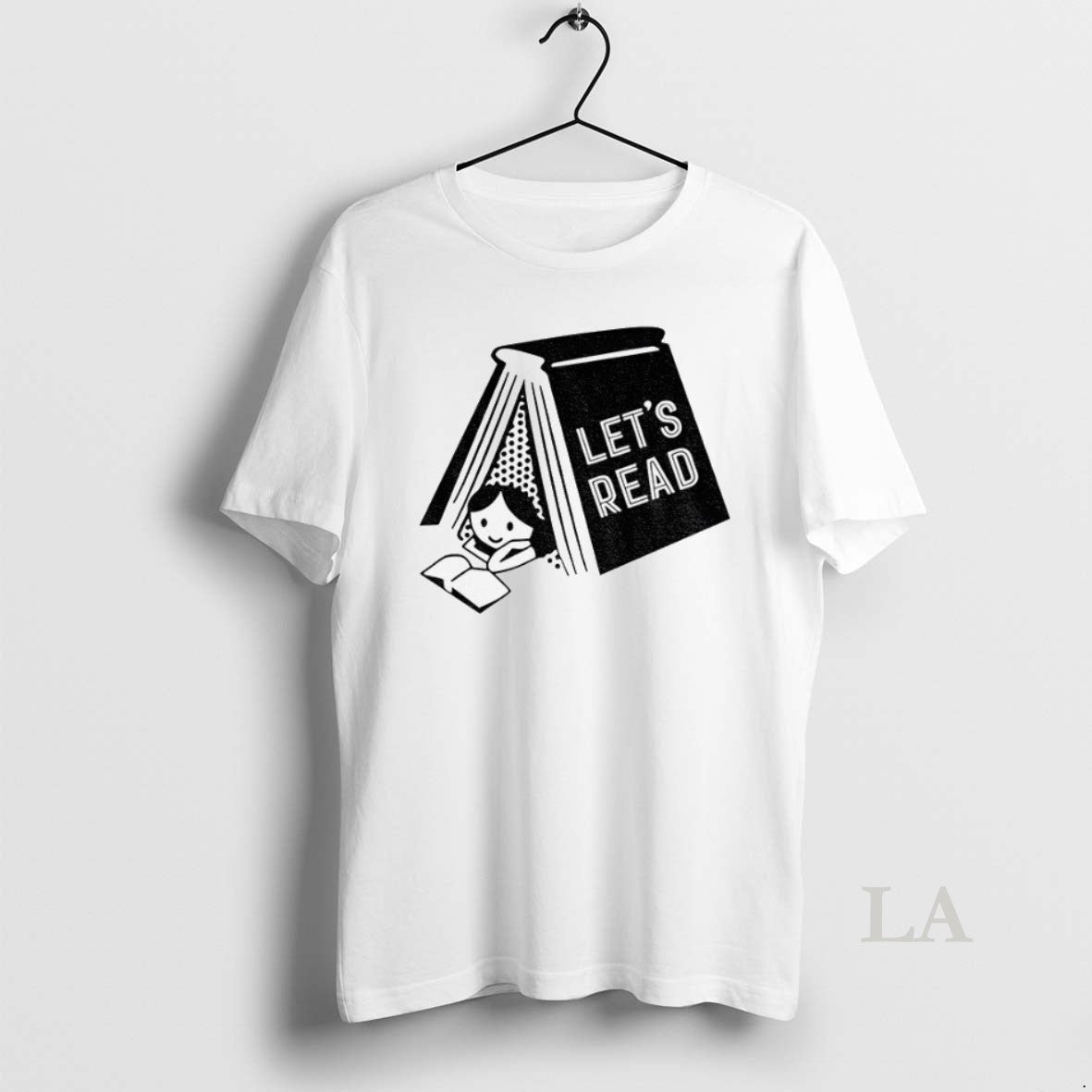 Original Derek Luh Wearing Lets Read 2025 - Adult & Kids T-Shirts, Sweatshirts & Hoodies apparel design preview 1