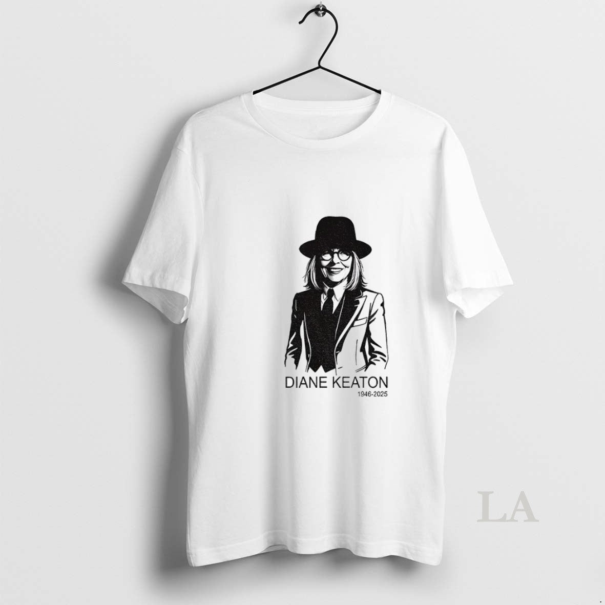Original Diane Keaton 1946 2025 Legends Never Die - Adult & Kids T-Shirts, Sweatshirts & Hoodies apparel design preview 1