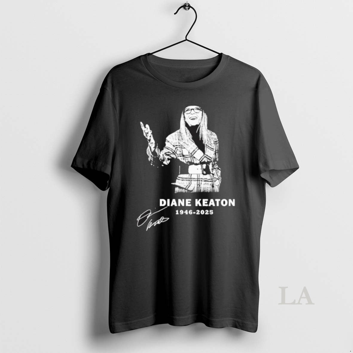 Original Diane Keaton 1946 2025 Rest In Peace - Adult & Kids T-Shirts, Sweatshirts & Hoodies apparel design preview 1