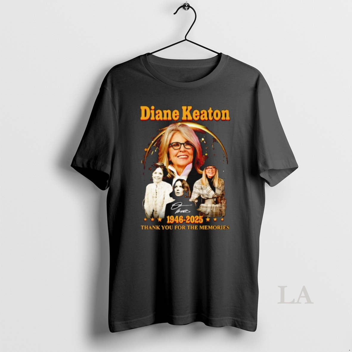 Original Diane Keaton 1946 2025 Thank You For The - Adult & Kids T-Shirts, Sweatshirts & Hoodies apparel design preview 1