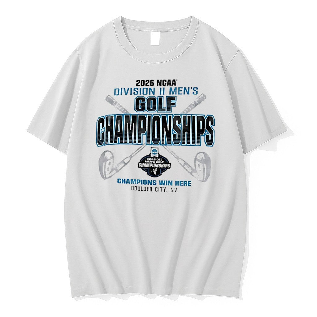Original Division Ii Mens Golf Championship 2026 Ncaa - Adult & Kids T-Shirts, Sweatshirts & Hoodies apparel design preview 1