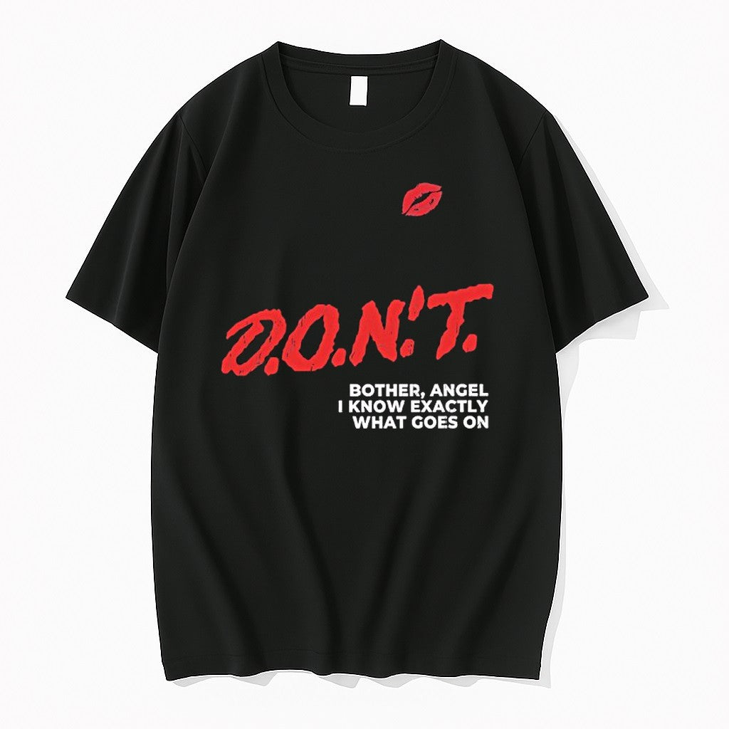 Original Dont Bother Angel I Know Exactly What Goes - Adult & Kids T-Shirts, Sweatshirts & Hoodies apparel design preview 1