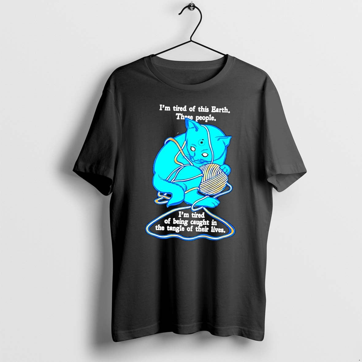 Original Dr Manhattan Im Tired Of This Earth Cat - Adult & Kids T-Shirts, Sweatshirts & Hoodies apparel design preview 1