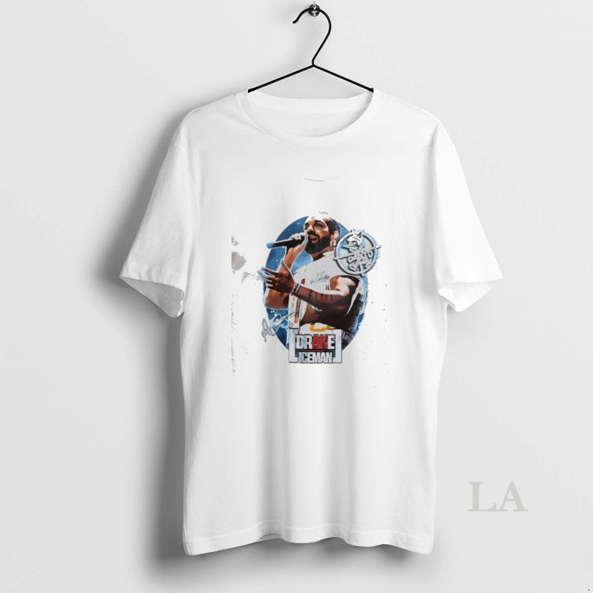Original Drake Iceman Singer Portrait - Adult & Kids T-Shirts, Sweatshirts & Hoodies apparel design preview 1