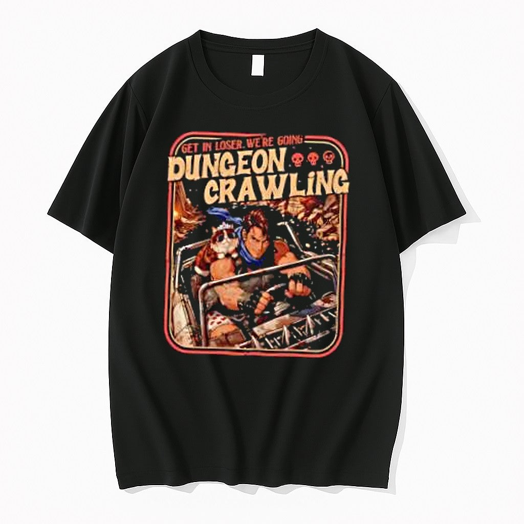 Original Dungeon Crawling Get In Loser Were Going Jpg - Adult & Kids T-Shirts, Sweatshirts & Hoodies apparel design preview 1