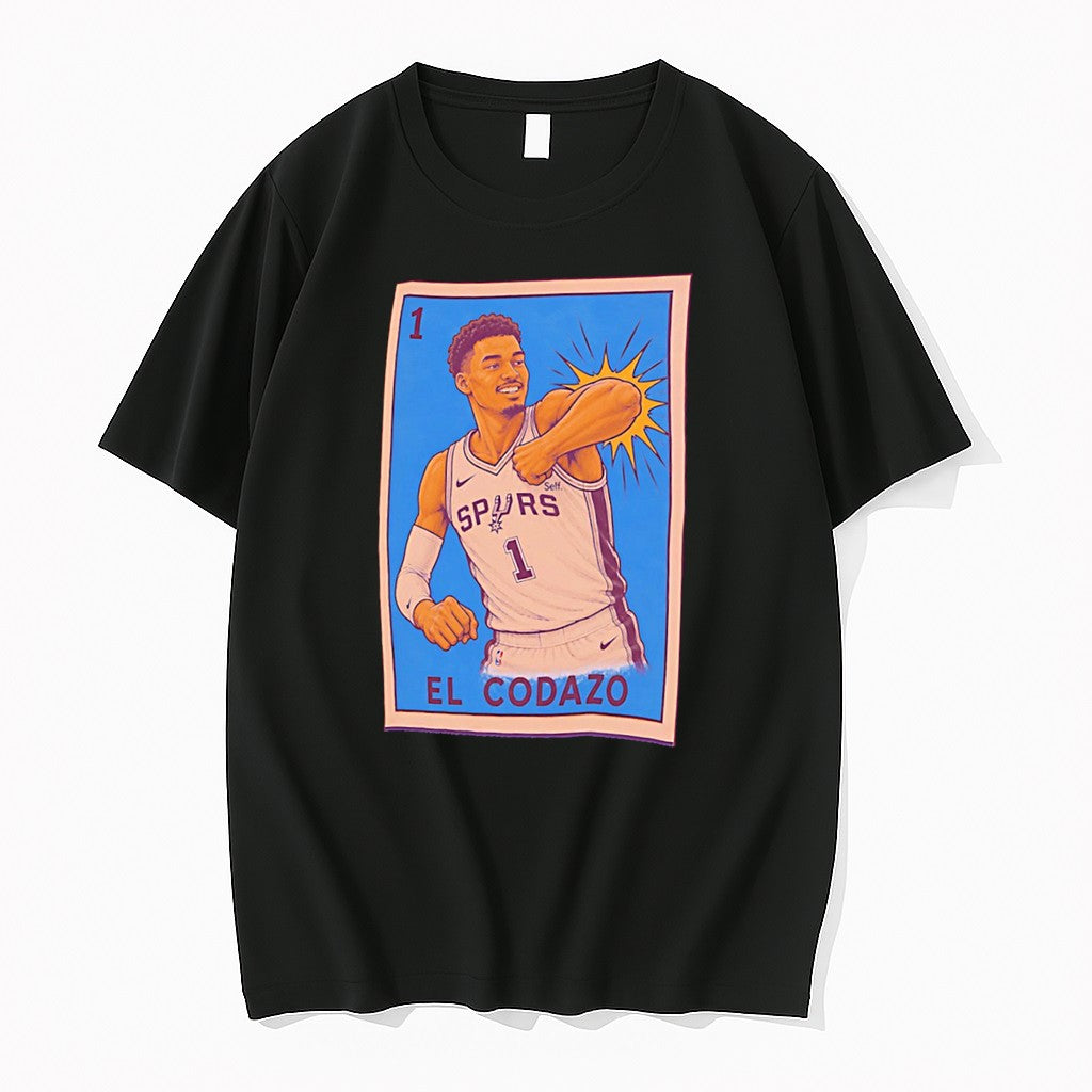 Original El Codazo San Antonio Spurs Victor - Adult & Kids T-Shirts, Sweatshirts & Hoodies apparel design preview 1