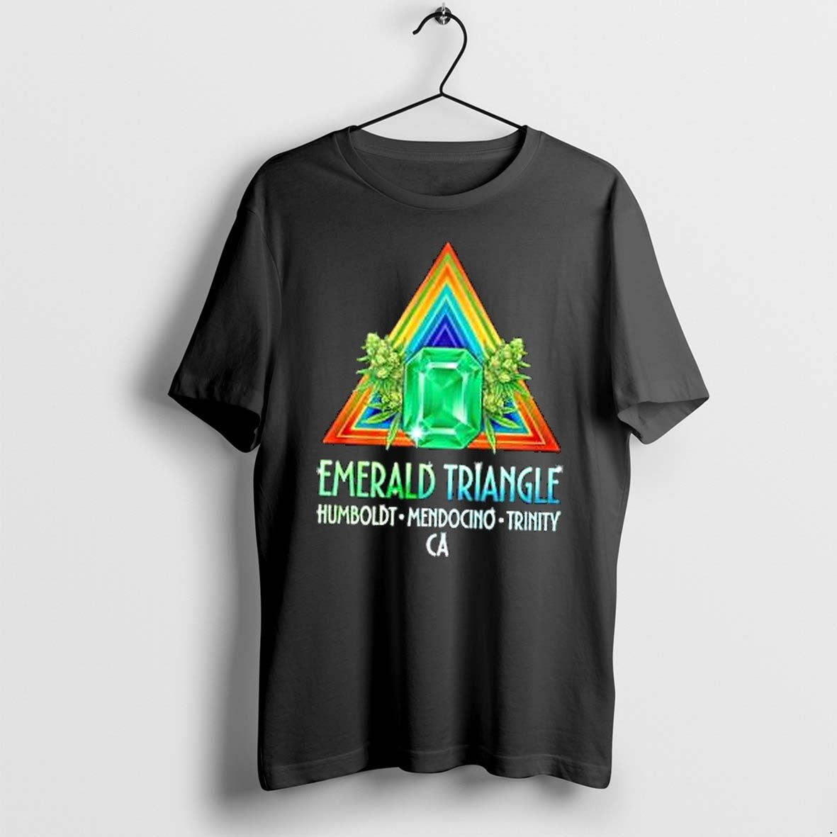 Original Emerald Triangle Humboldt Mendocino Trinity - Adult & Kids T-Shirts, Sweatshirts & Hoodies apparel design preview 1