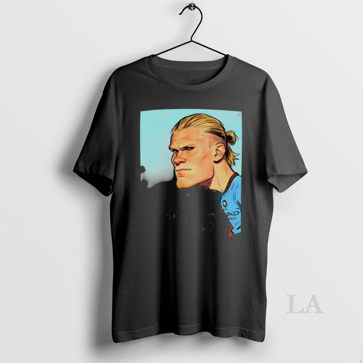 Original Erling Haaland Cartoon Manchester City - Adult & Kids T-Shirts, Sweatshirts & Hoodies apparel design preview 1