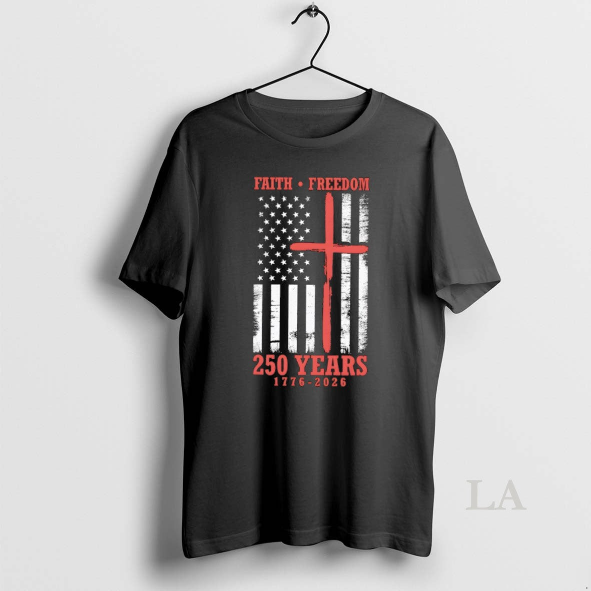 Original Faith Freedom 250 Years 1776 2026 Jesus - Adult & Kids T-Shirts, Sweatshirts & Hoodies apparel design preview 1