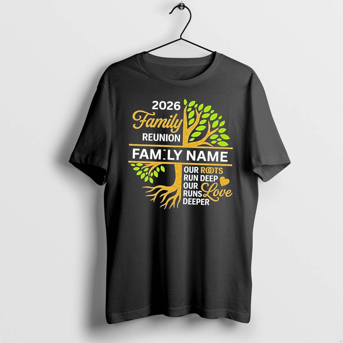 Original Family Reunion Personalised Name Tree - Adult & Kids T-Shirts, Sweatshirts & Hoodies apparel design preview 1