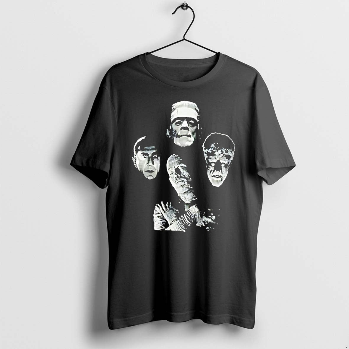 Original Frankenstein Dracula Mummy Wolf Man - Adult & Kids T-Shirts, Sweatshirts & Hoodies apparel design preview 1