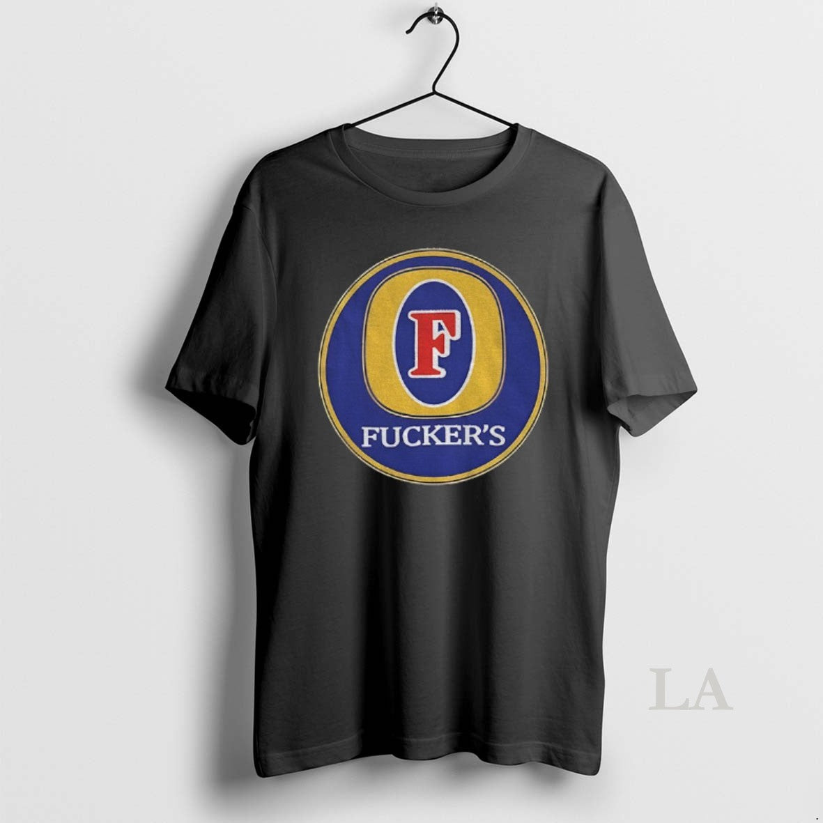 Original Fuckers Fosters Lager Parody Logo - Adult & Kids T-Shirts, Sweatshirts & Hoodies apparel design preview 1